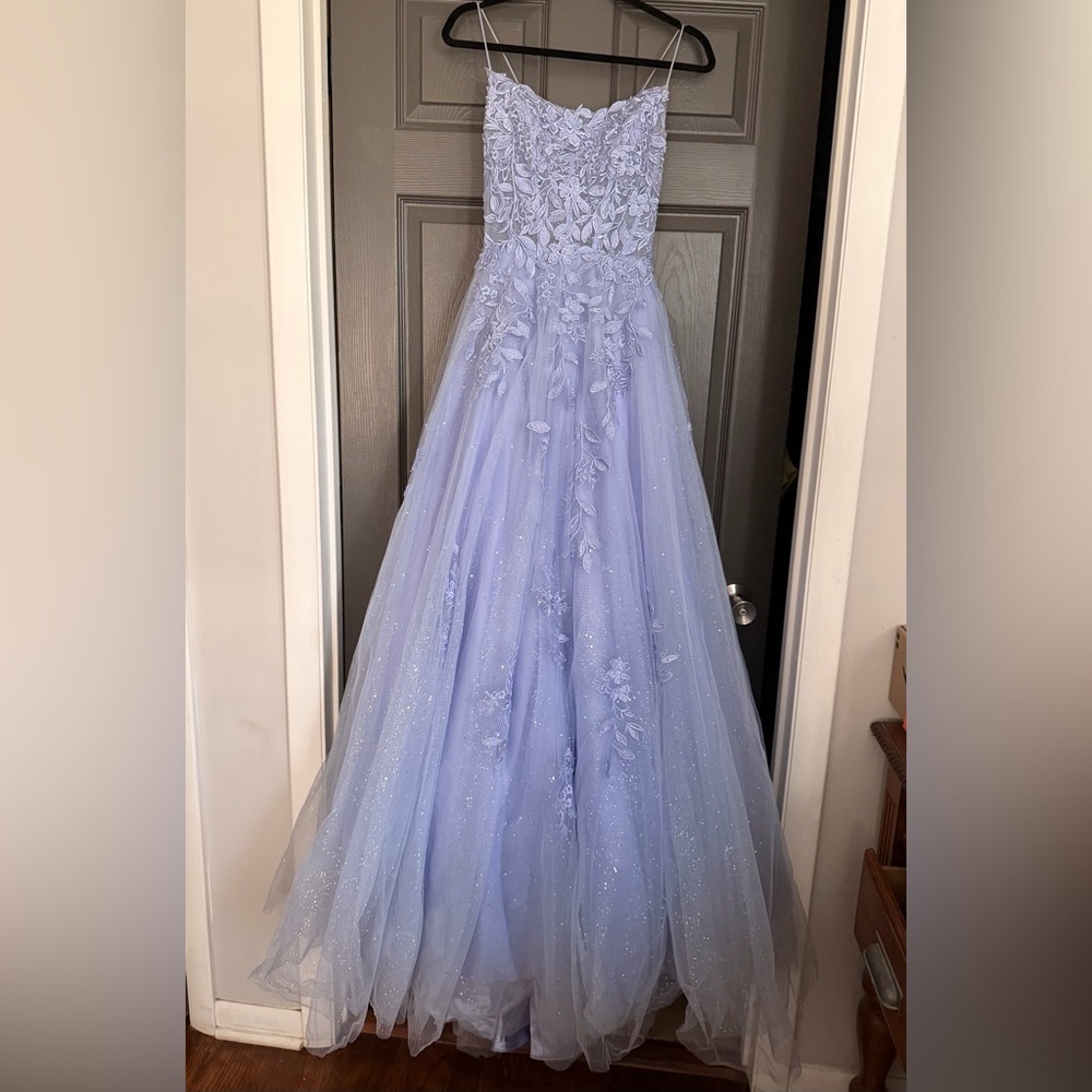 2 Cute Lavender Prom Dress